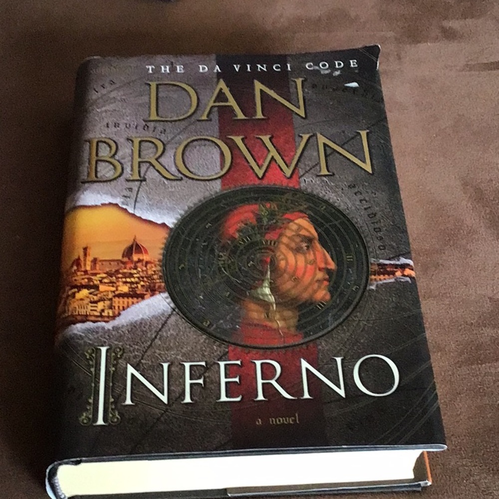 Inferno hardcover book by Dan Brown